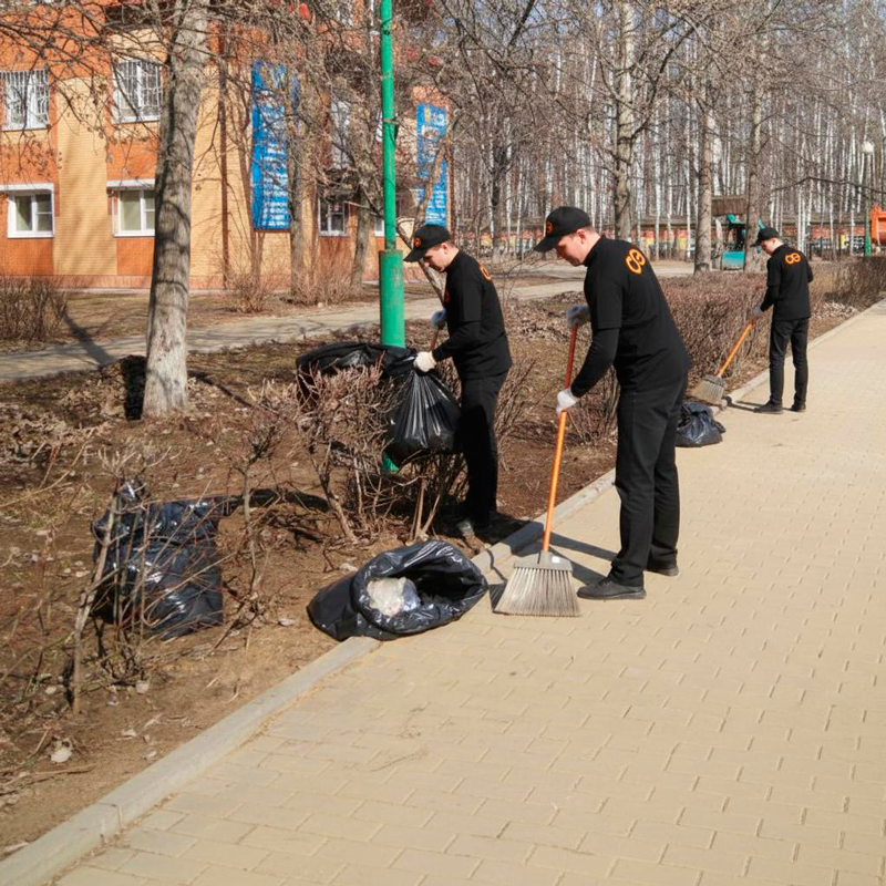 Уборка территории  в Зеленогорске